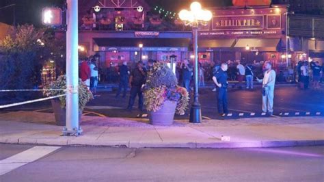 Large police presence overnight outside Lawrence bar